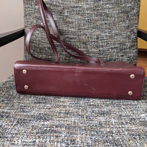 Vintage Louis Quatorze Leather Work Bag - Picture 3 of 8